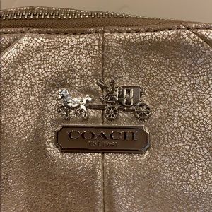 Metallic Coach Handbag